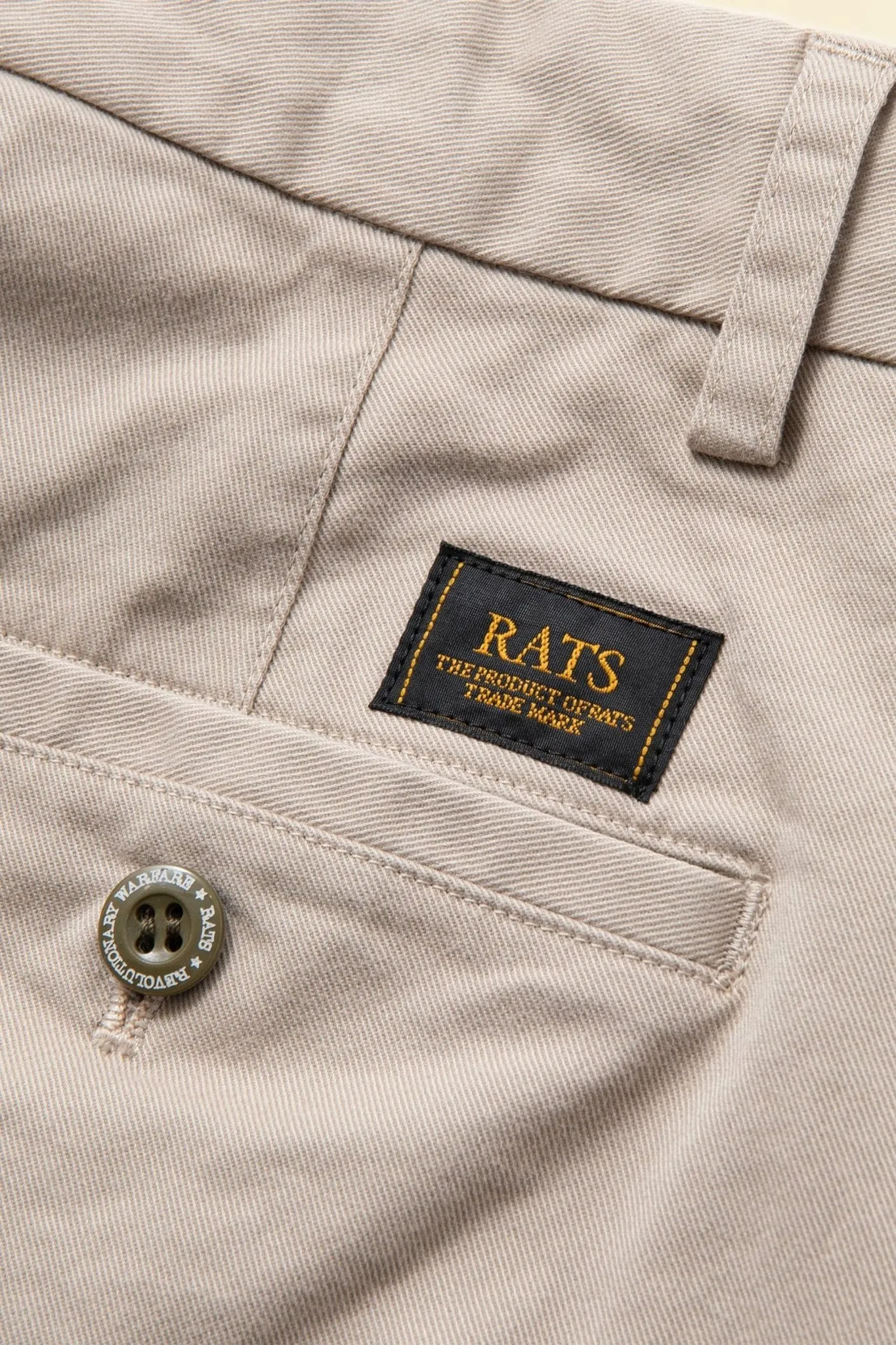 Rats Chino Pants - Beige