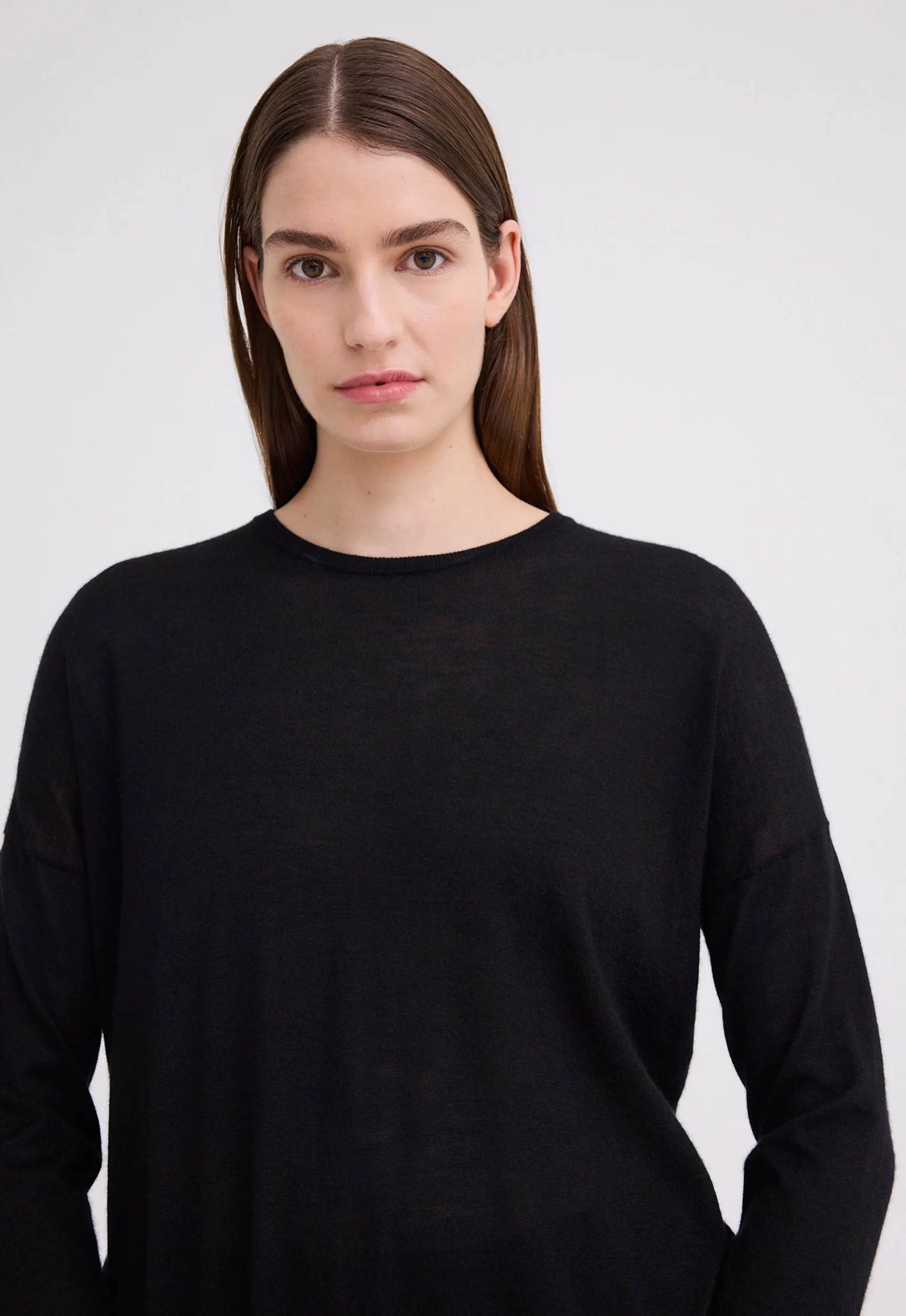 Tod Silk Cashmere Sweater - Black