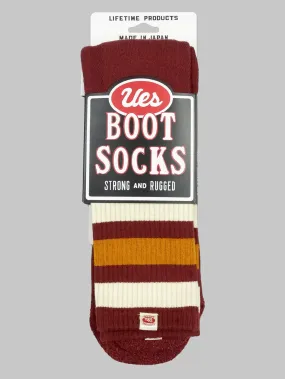 UES Boot Socks Wine