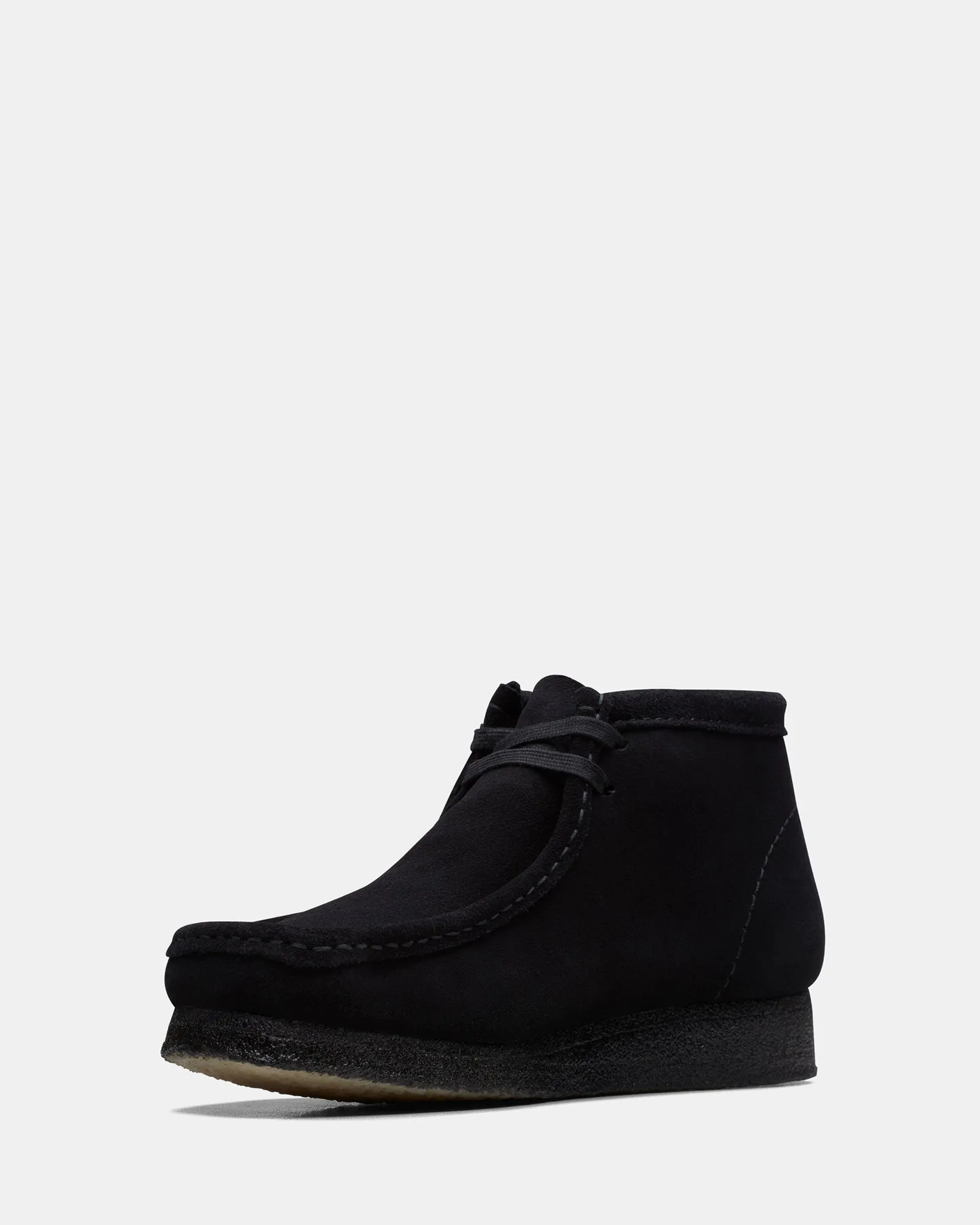 Wallabee Boot (M) Black Suede