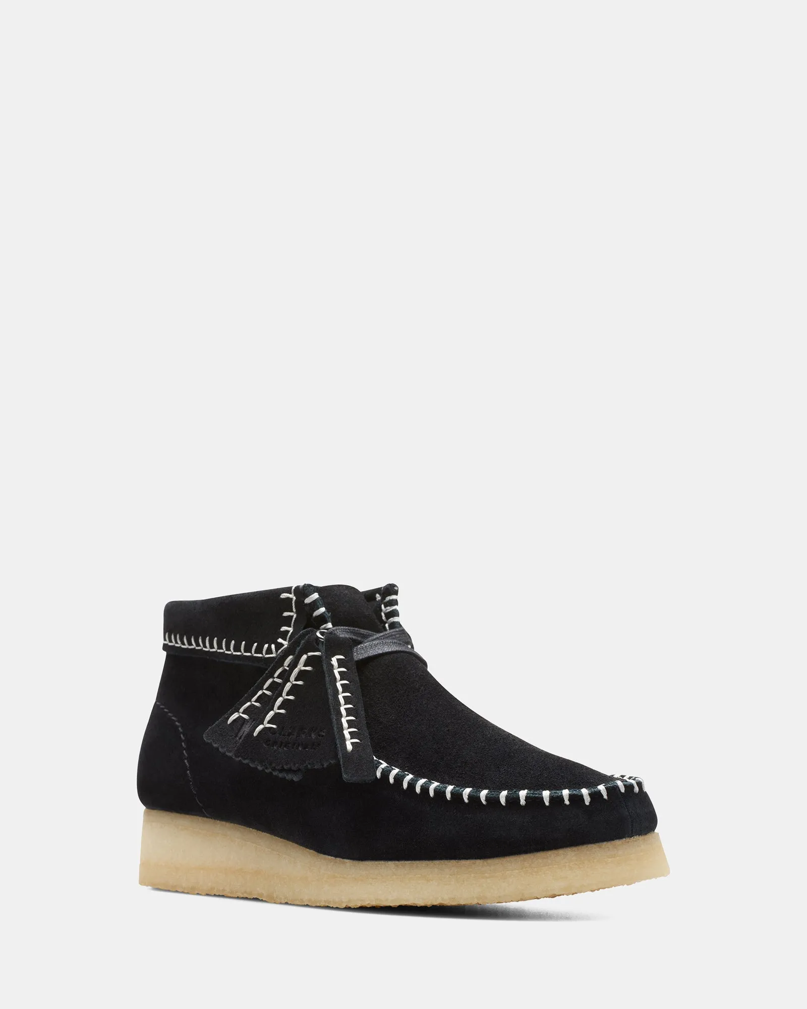 WALLABEE BOOT STITCH Black Suede