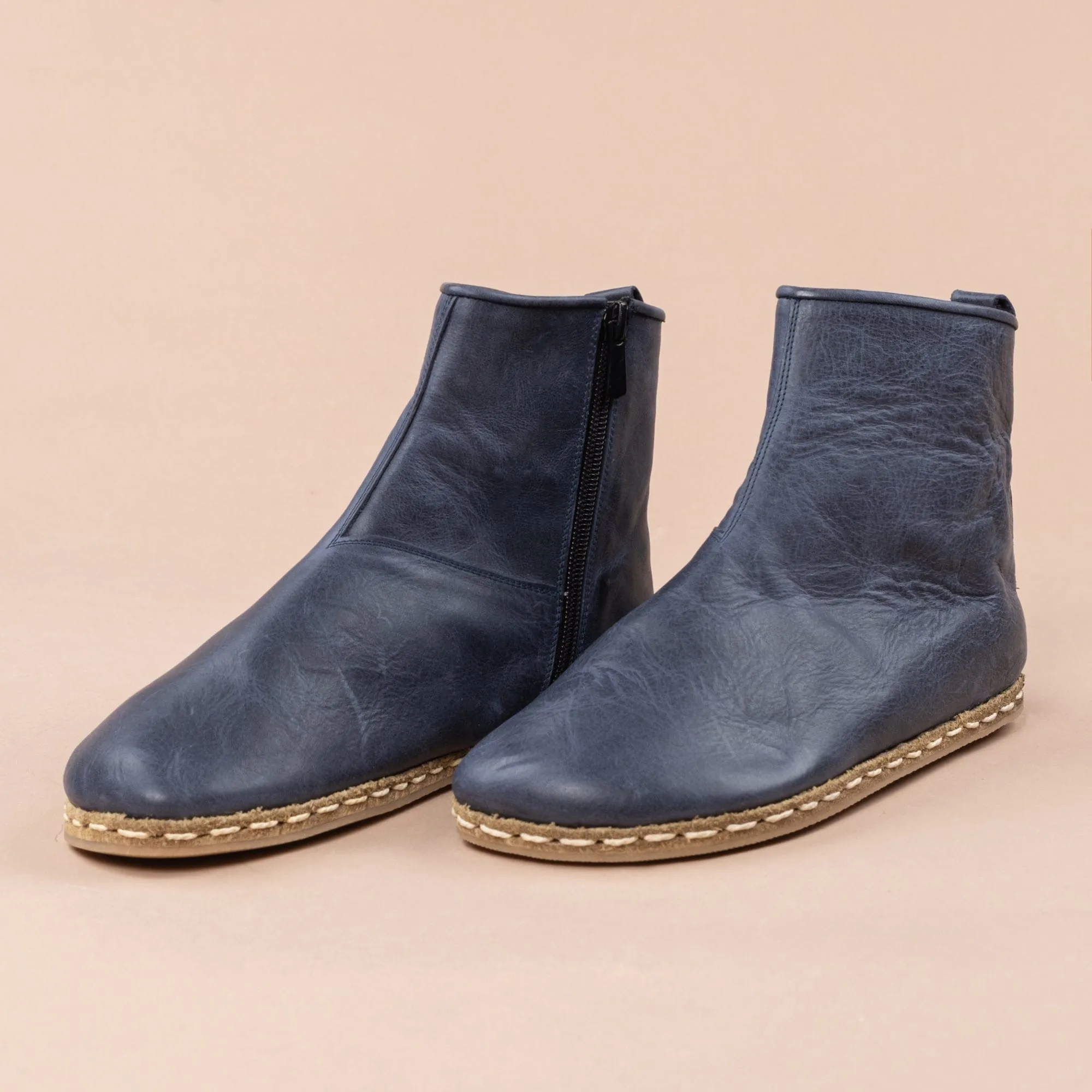 Women's Blue Barefoot Boots